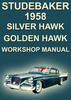 Thumbnail STUDEBAKER Silver Hawk, Golden Hawk 1958 Factory Shop Manual