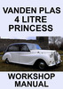 Thumbnail Princess Vanden Plas 4 Litre Workshop Manual