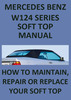 Thumbnail MERCEDES BENZ W124 Convertible Roof Repair & Replace Manual