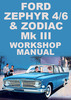 Thumbnail Ford Zephyr and Zodiac Mark 3 1962-1966 Shop Manual
