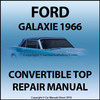 Thumbnail ford galaxie 1966 convertible top Manual