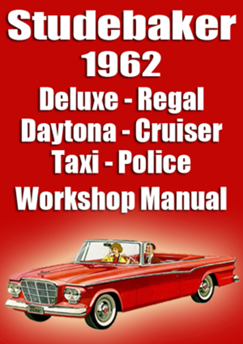 Product picture  Studebaker Lark, Regal, Daytona, Cruiser 1962 Shop Manual