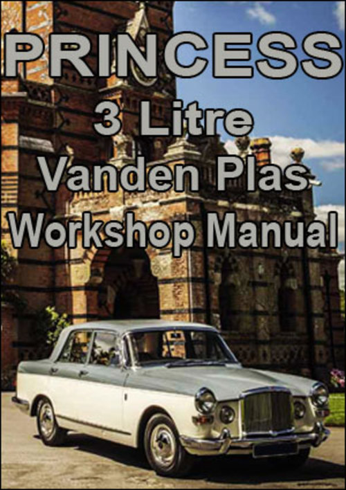 Product picture PRINCESS 3 Litre Vanden Plas Workshop Manual