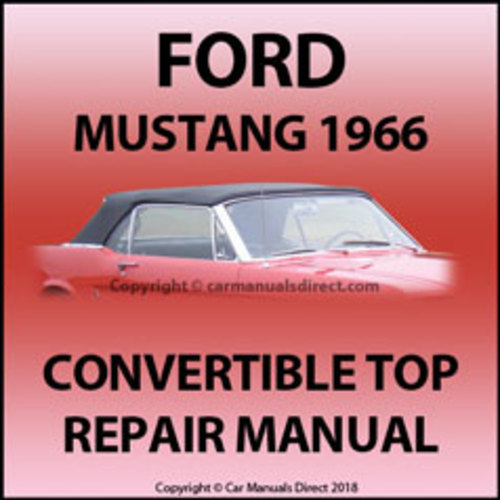 Product picture Ford Mustang Convertible Repair 1966 Manual